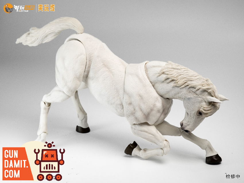 JiangHu White Horse Calm - back view Nottaa White Horse Calm - back view