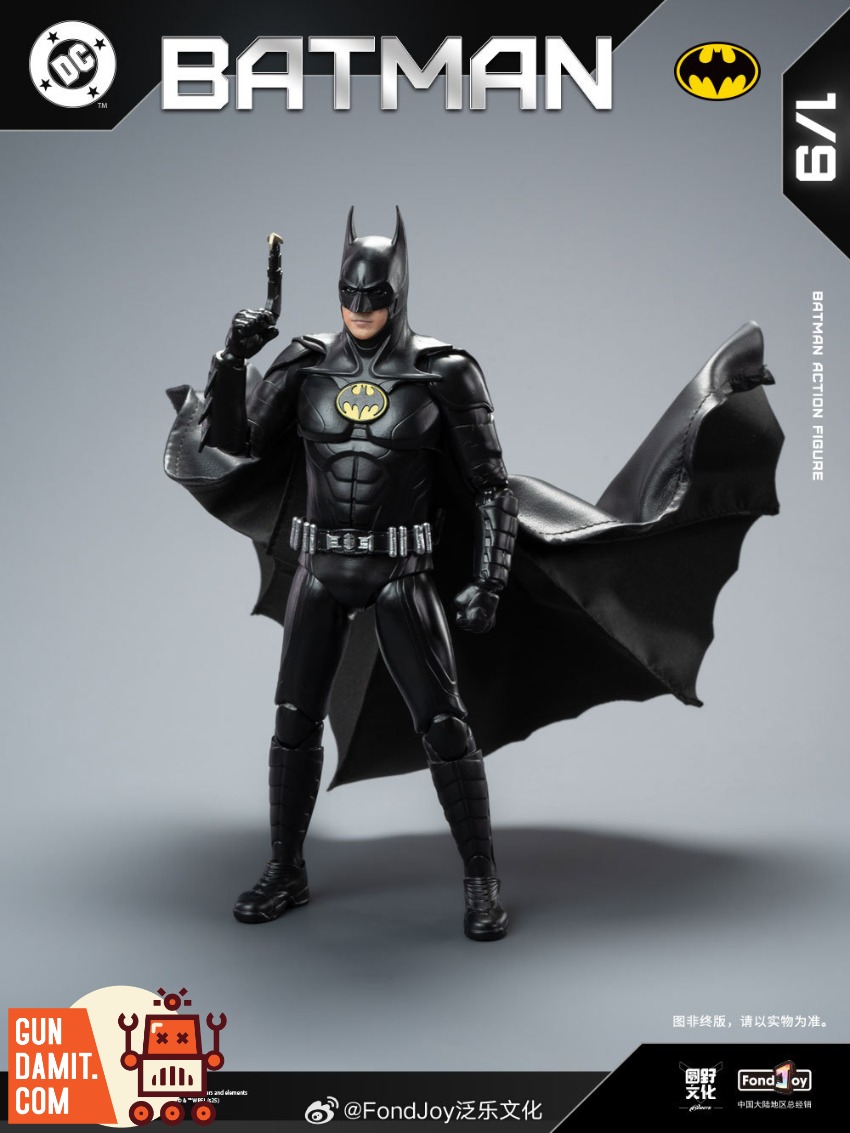 Fondjoy DC Batman Standard - side view Fondjoy Keaton Batman Standard - side view