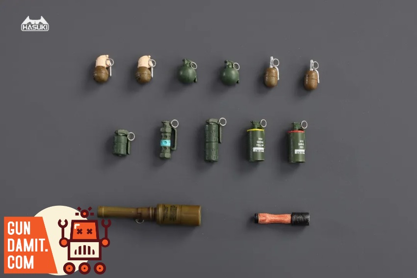 HASUKI-WM-06 Grenade - side view HASUKI WM-06 Grenade Pack - side view