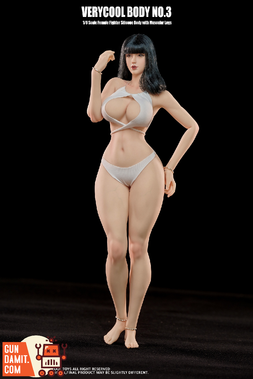 VCF-VCD-03B Female Body - side view VERYCOOL VCD-03B Silicone Female Body Regular - side view