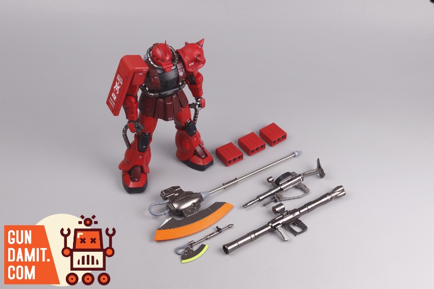 ACE-ZAKU-R Zaku Red Upgraded - view 6 ACE Toys 1/72 Zaku Red - view 6