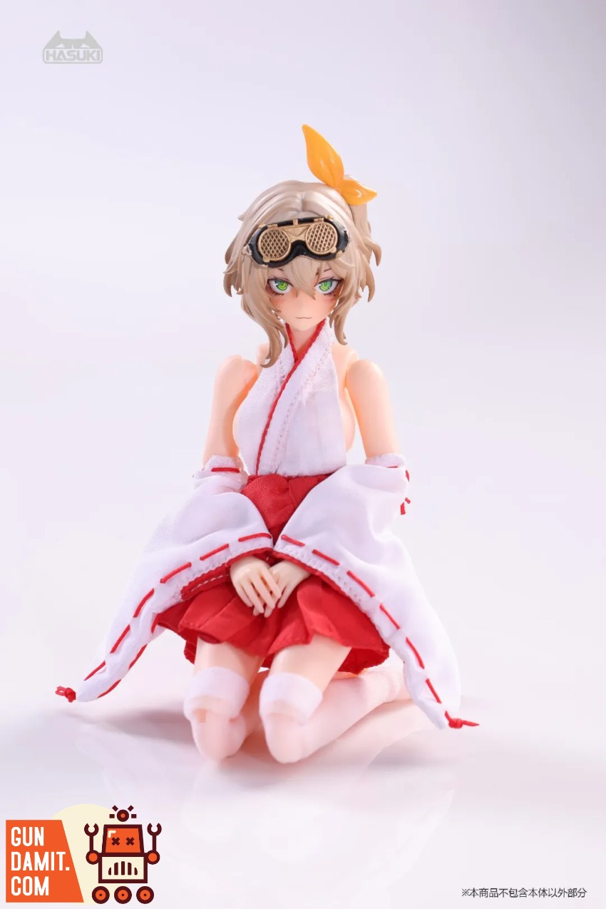 HASUKI-CS019 Miko Outfit - view 5 HASUKI CS019 Shrine Maiden - view 5