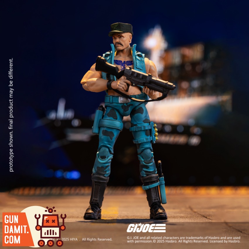 HIYA-EMG0300 Hirokazu Marine - close-up detail Hiya Toys EMG0300 G.I. Joe Hirokazu Marine - close-up detail