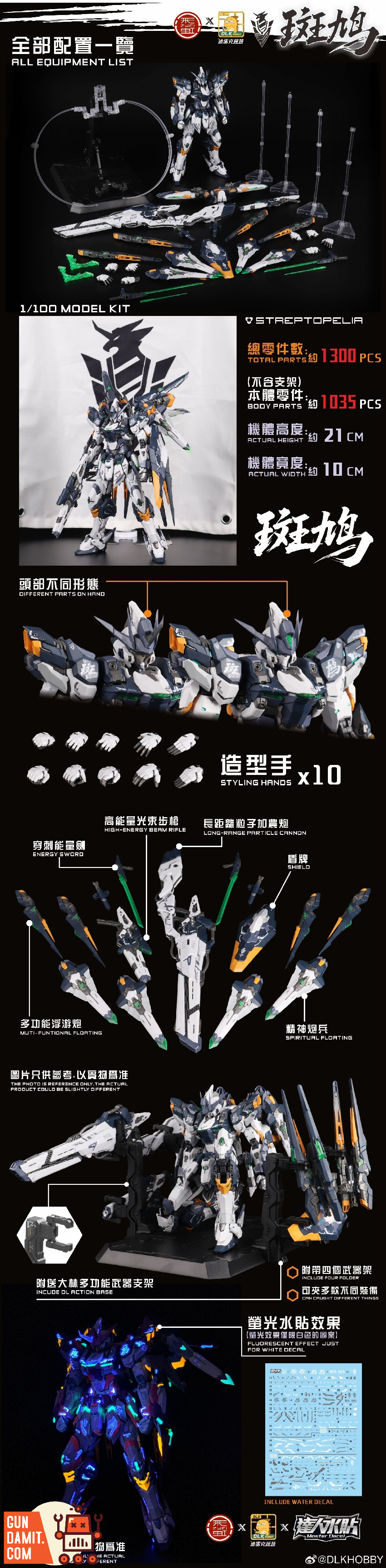 ZAW-S01 Ikaruga Model - view 5 DLKHOBBY Ikaruga Bird Model Kit - view 5