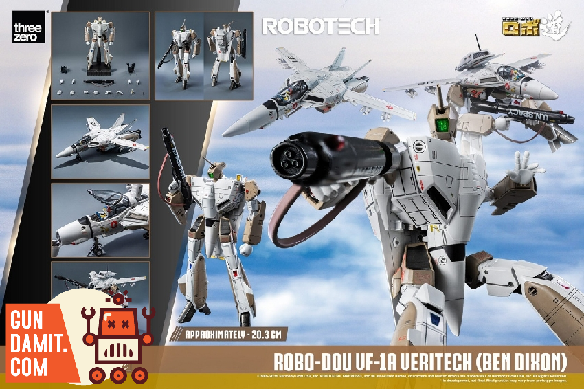 3Z0306 VF-1A Veritech - view 10 Threezero ROBO-DOU VF-1A Ben Dixon - view 10