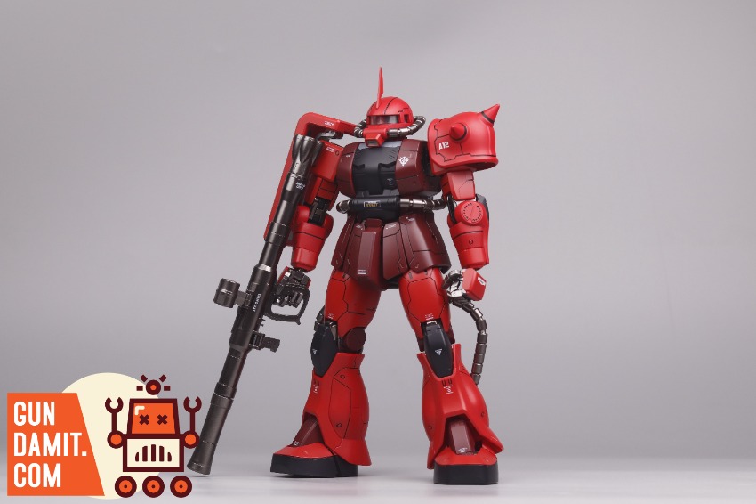 ACE-ZAKU-R Zaku Red Upgraded - view 5 ACE Toys 1/72 Zaku Red - view 5