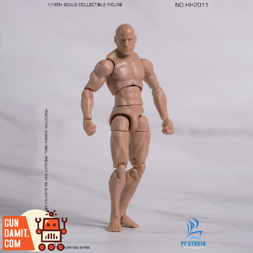 HH2011 Humanoid Male Body - view 5 PP STUDIO Male Body Wheat - view 5
