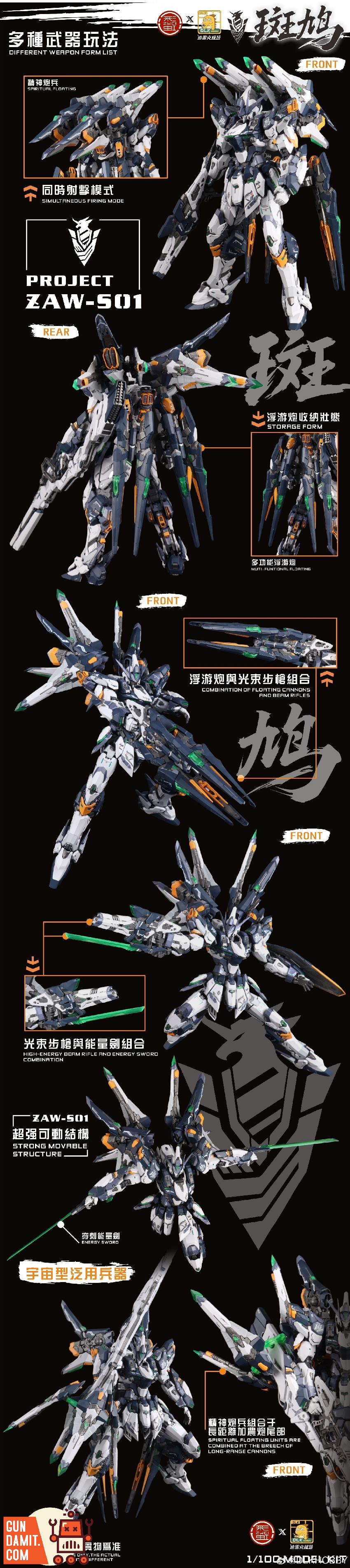ZAW-S01 Ikaruga Model - view 6 DLKHOBBY Ikaruga Bird Model Kit - view 6