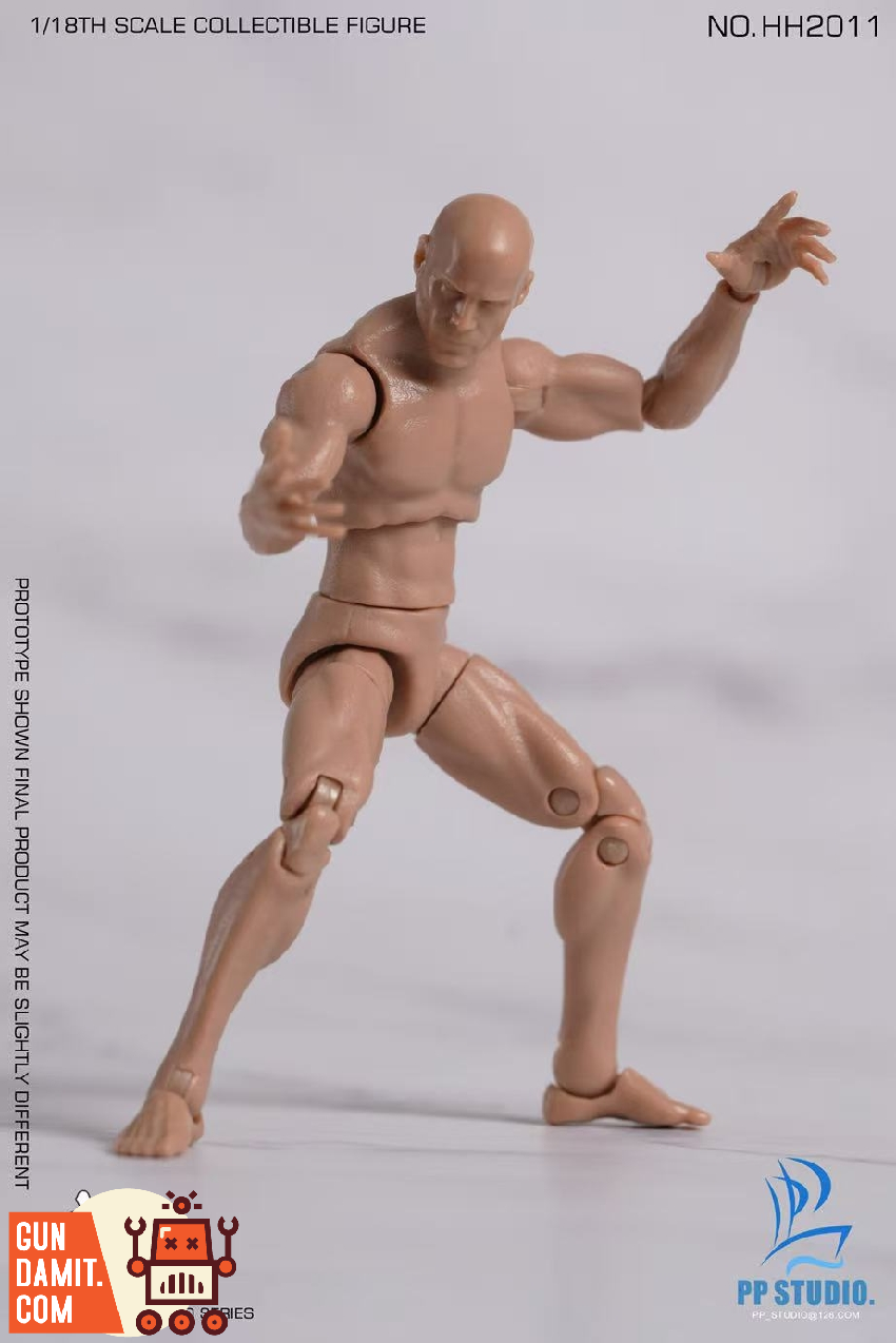 HH2011 Humanoid Male Body - view 7 PP STUDIO Male Body Wheat - view 7