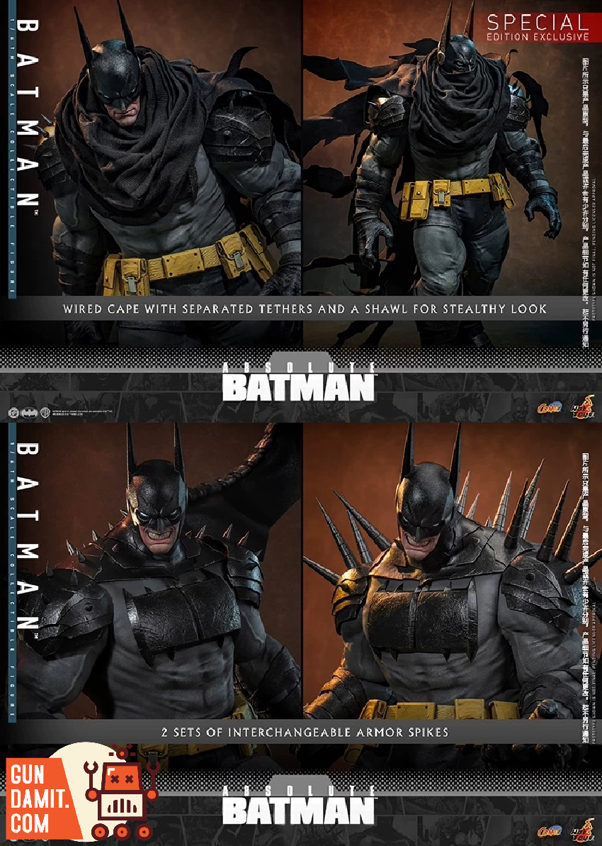 CMS030B Absolute Batman - view 6 Hot Toys Absolute Batman Special - view 6