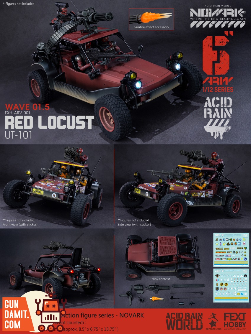 FXH-ARV-001 Red Locust - front view Fext Hobby Red Locust - front view