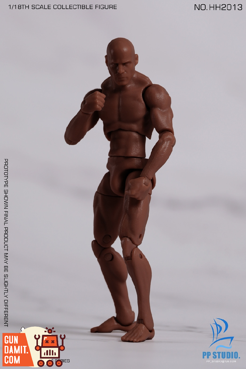 HH2013 Humanoid Male Body - close-up detail PP STUDIO Male Body Black - close-up detail