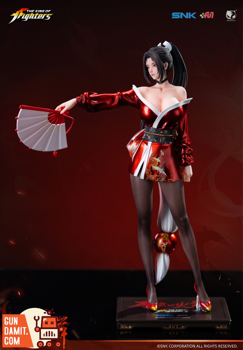 Bear Panda SNK Mai Shiranui - close-up detail Mai Shiranui 1/4 Statue - close-up detail