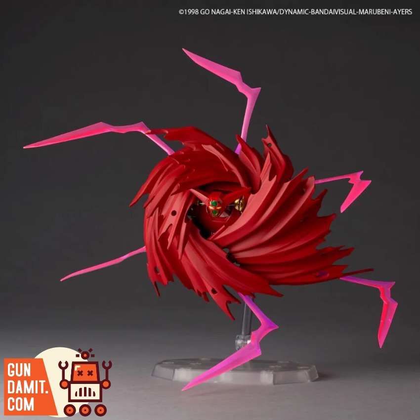 KAIYODO-GETTER1 Getter Robo - side view KAIYODO Revoltech Getter Robo 1 OVA - side view
