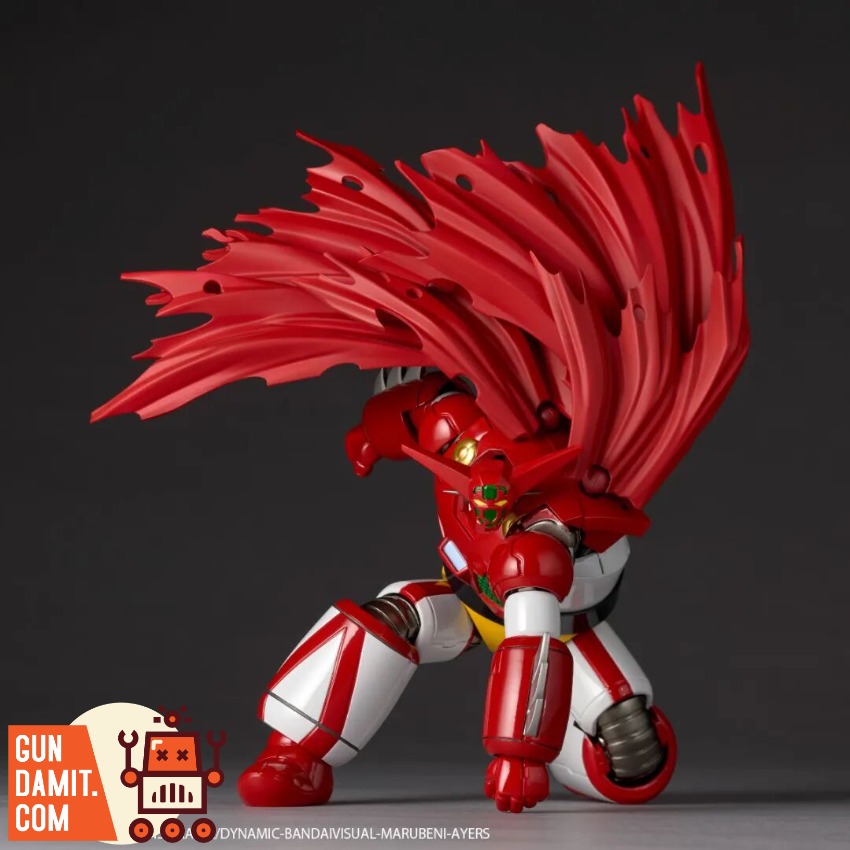 KAIYODO-GETTER1 Getter Robo - back view KAIYODO Revoltech Getter Robo 1 OVA - back view