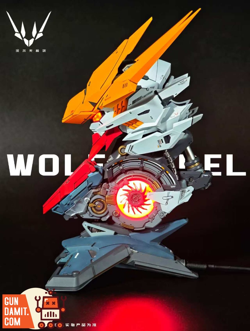 WT Wolf Alloy Bust - side view Wolf Technology Alloy Bust - side view