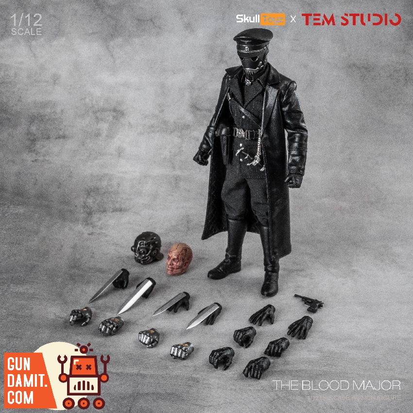 TS-BLOODMAJOR Blood Major - side view Tem Studio Skull Toyz Blood Major - side view