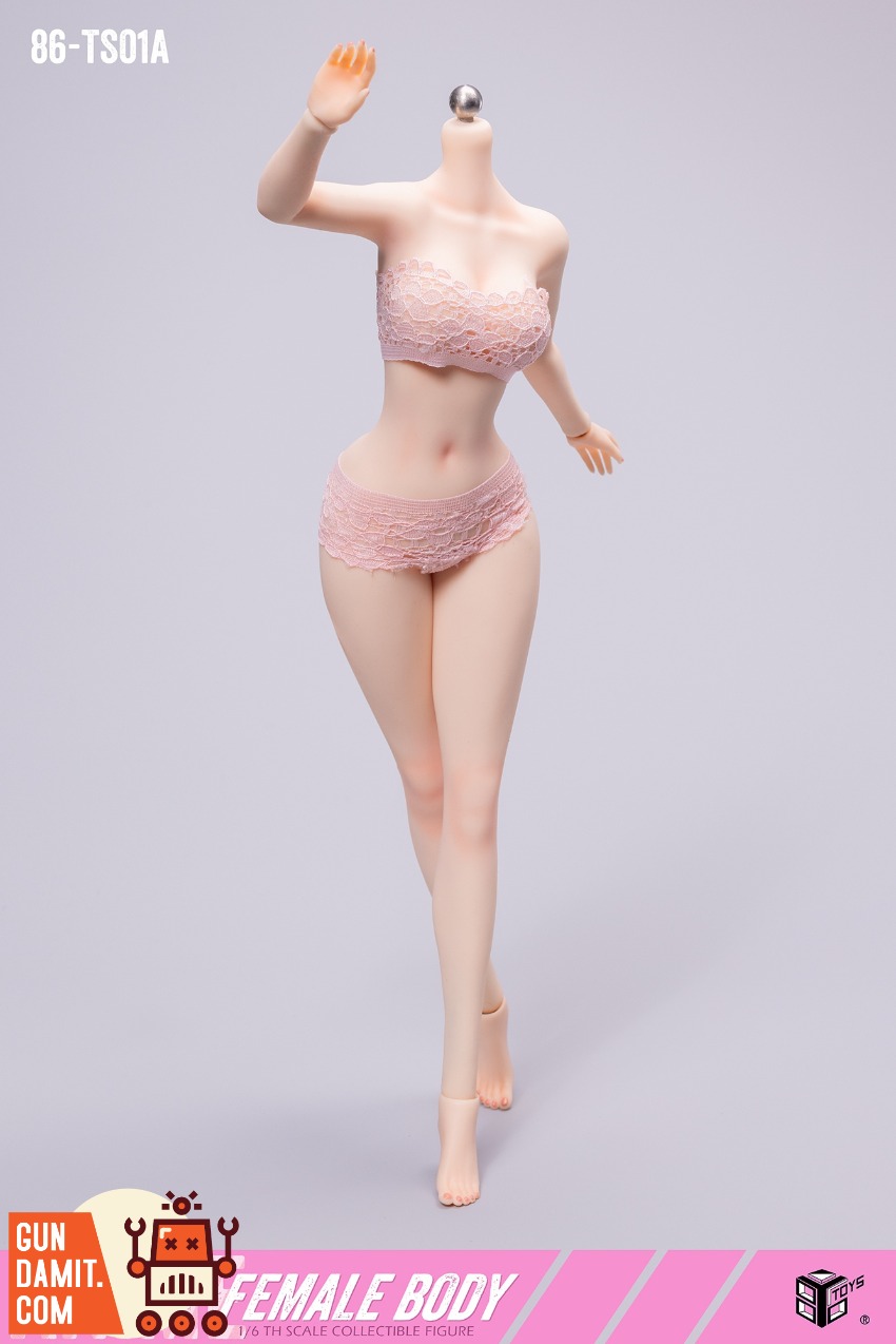 86-TS01-A Silicone Body - view 11 86Toys 86-TS01-A Platinum Silicone Female Body - view 11