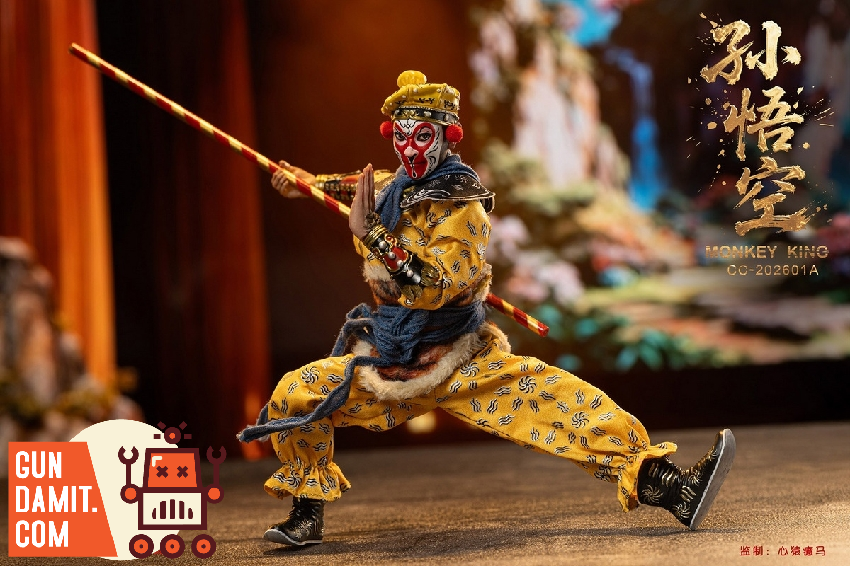 KLG-CC-202601A Monkey King - close-up detail KLG Crazy Cube Monkey King A - close-up detail