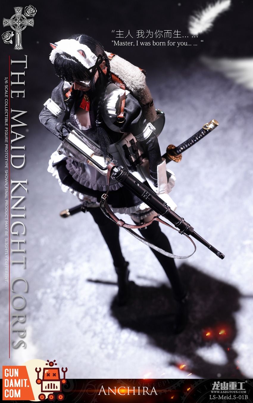 LS-Meid-S-01B Angela - front view Longshan Maid Knights Angela - front view