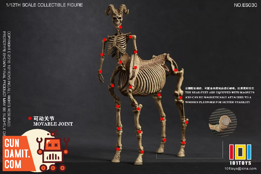 101-ES030 Skeleton Centaur - view 6 101Toys ES030 Skeleton Centaur - view 6