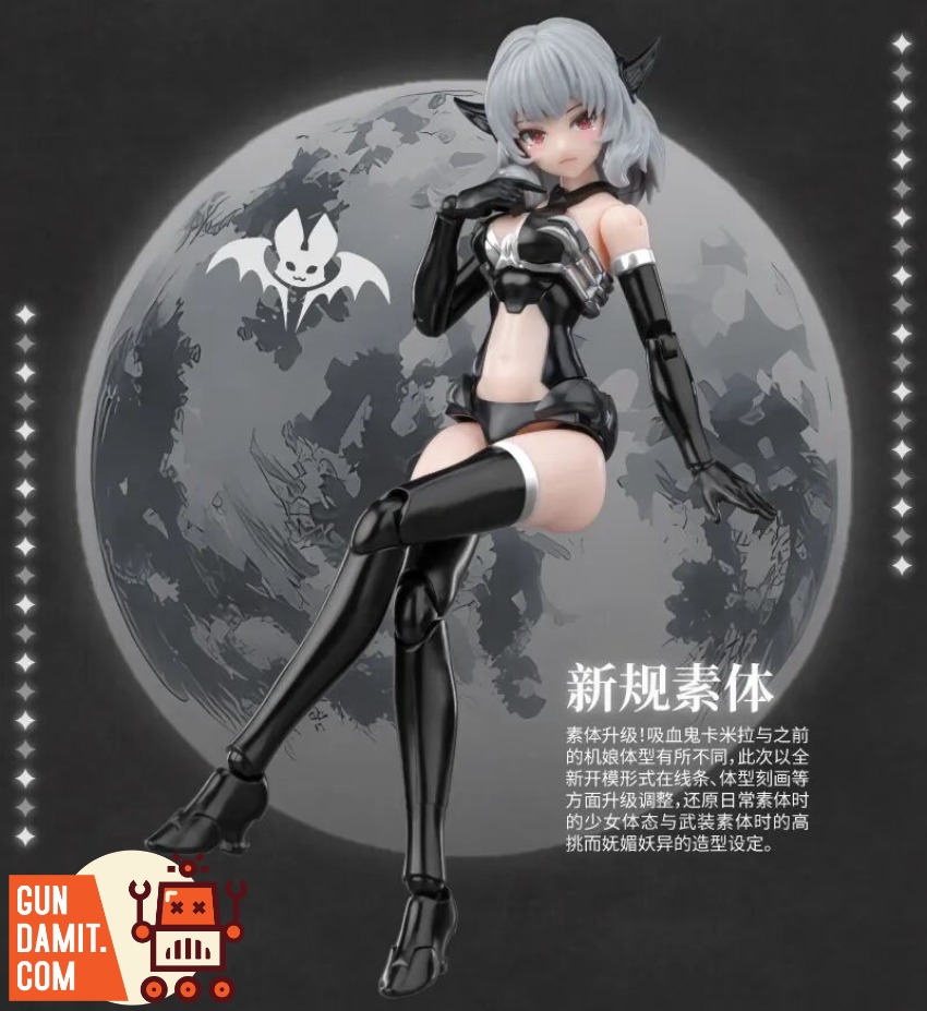 EM-CAMILLA-SV Carmilla Silver - side view Eastern Model ATK Girl Carmilla Silver - side view