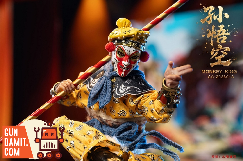 KLG-CC-202601A Monkey King - side view KLG Crazy Cube Monkey King A - side view