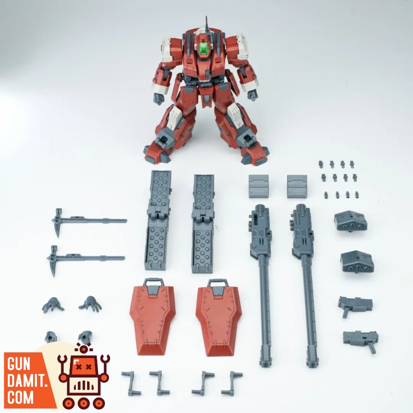 SM-HONGMO-RV Hyper Action Trooper - front view Sheik Mainland Hongmo Red 1/144 - front view