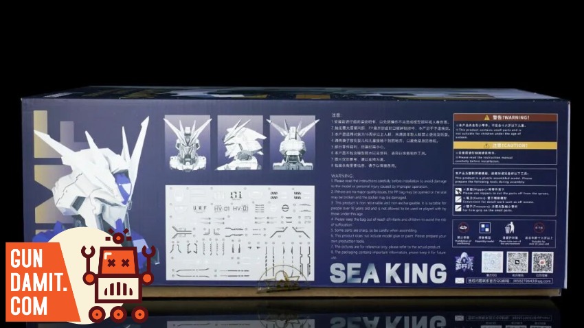 TD-HW-01 Neptune Head - back view Trans Dimensional HW-01 Neptune Head - back view