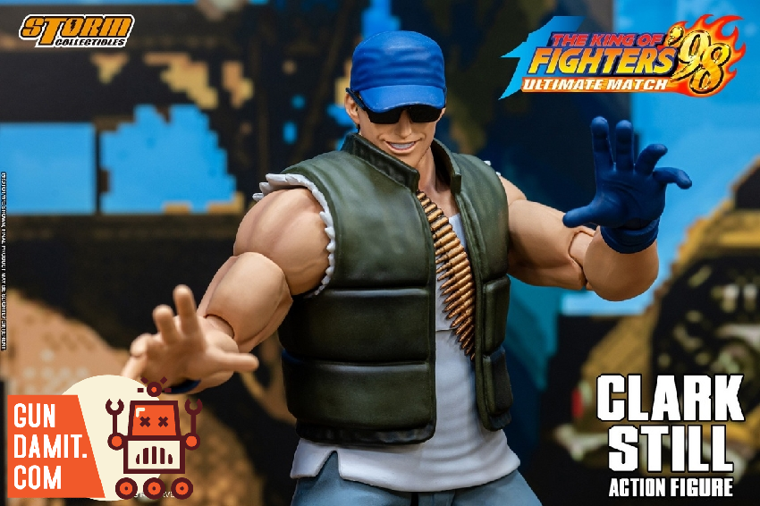 SC-SKKF17 Clark Still - back view Storm Clark Still KOF98 - back view