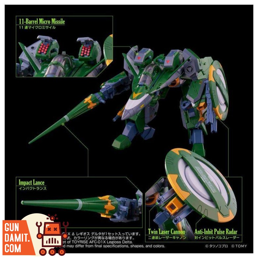 AFC-01X TSpark Legioss - view 6 Takara Tomy Legioss Delta - view 6