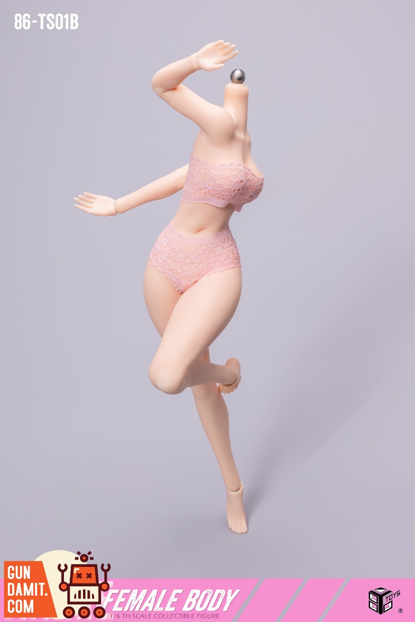 86-TS01-B Silicone Body - view 6 86Toys 86-TS01-B Platinum Silicone Female Body - view 6
