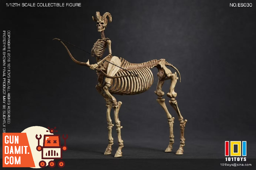 101-ES030 Skeleton Centaur - close-up detail 101Toys ES030 Skeleton Centaur - close-up detail