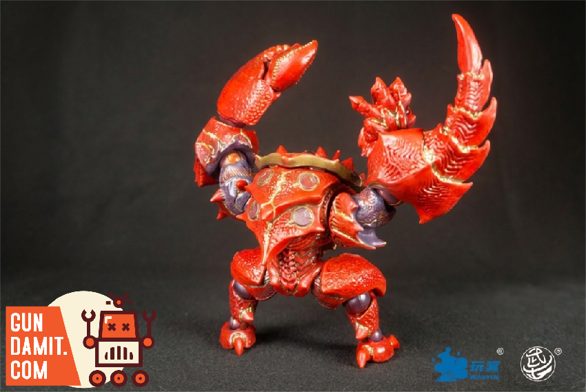 WWS-B-02 Craboid - side view Warriors Workshop Tidal Craboid Red - side view