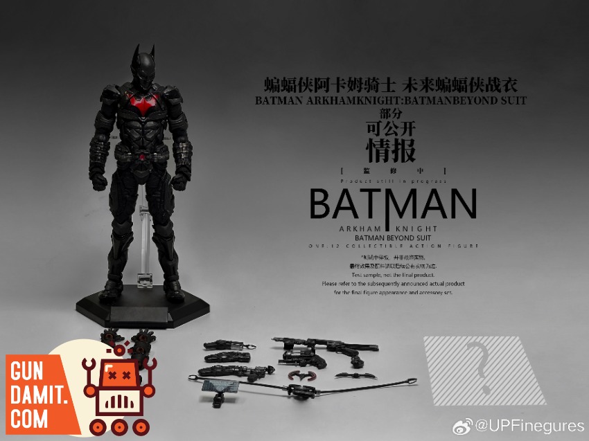 UPF-ARKHAM-BBSV Batman Beyond - front view UPFinegures Batman Beyond Arkham - front view