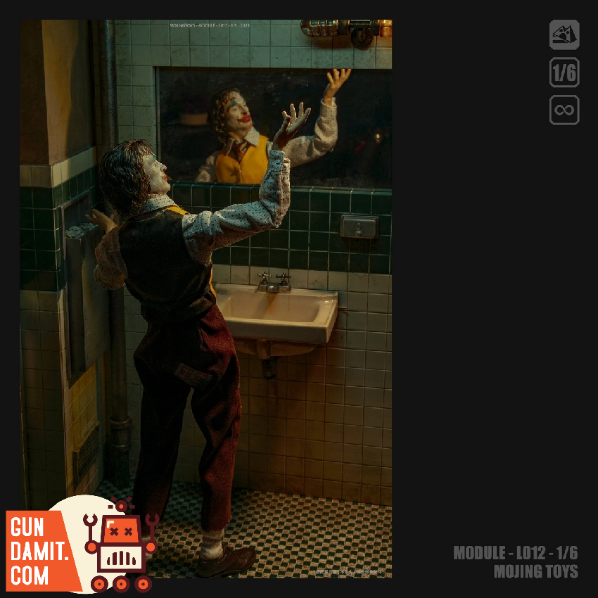 MJT-L012A Joker Bathroom Diorama - view 17 Mojing Toys L012A Joker Bathroom Diorama - view 17