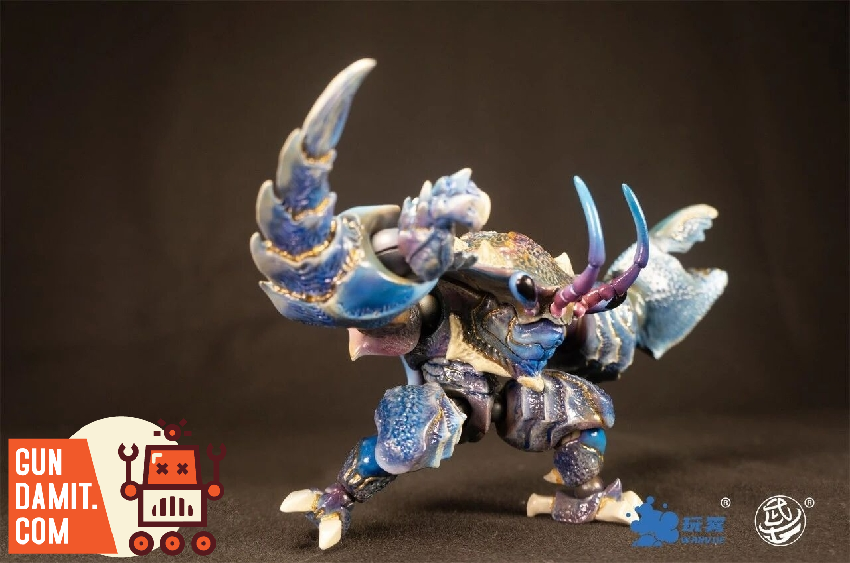 WWS-B-02 Craboid Blue - back view Warriors Workshop Tidal Craboid Blue - back view
