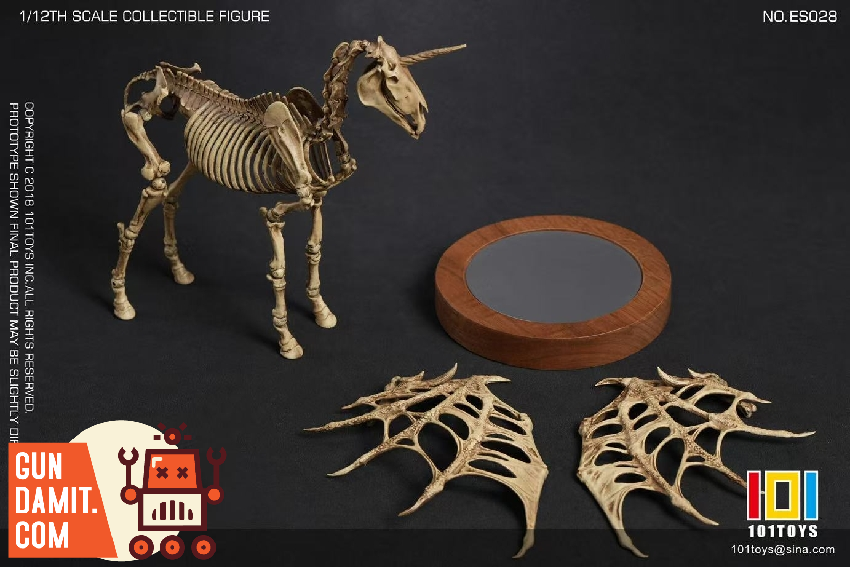 101-ES028 Skeleton Unicorn - view 6 101Toys ES028 Skeleton Unicorn - view 6