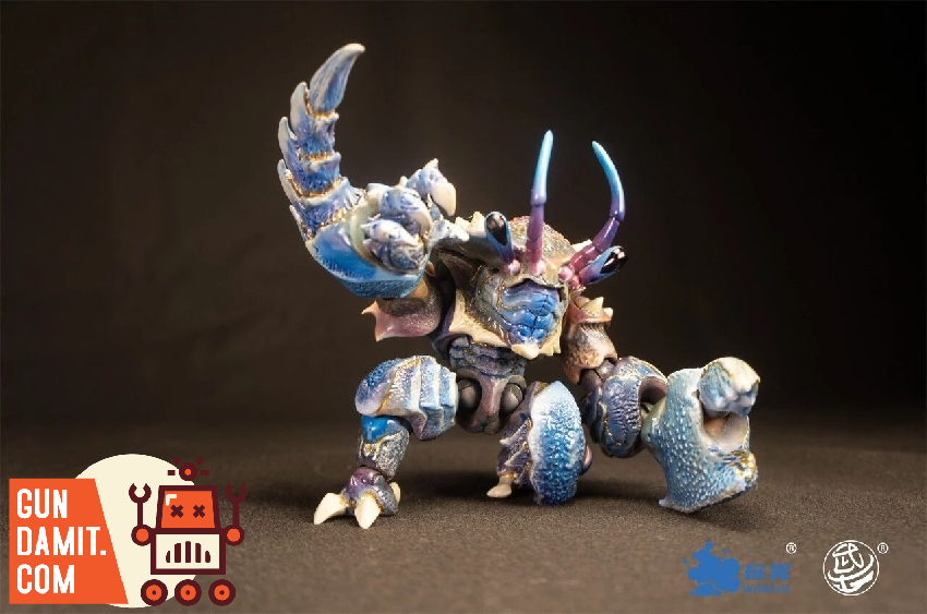 WWS-B-02 Craboid Blue - side view Warriors Workshop Tidal Craboid Blue - side view