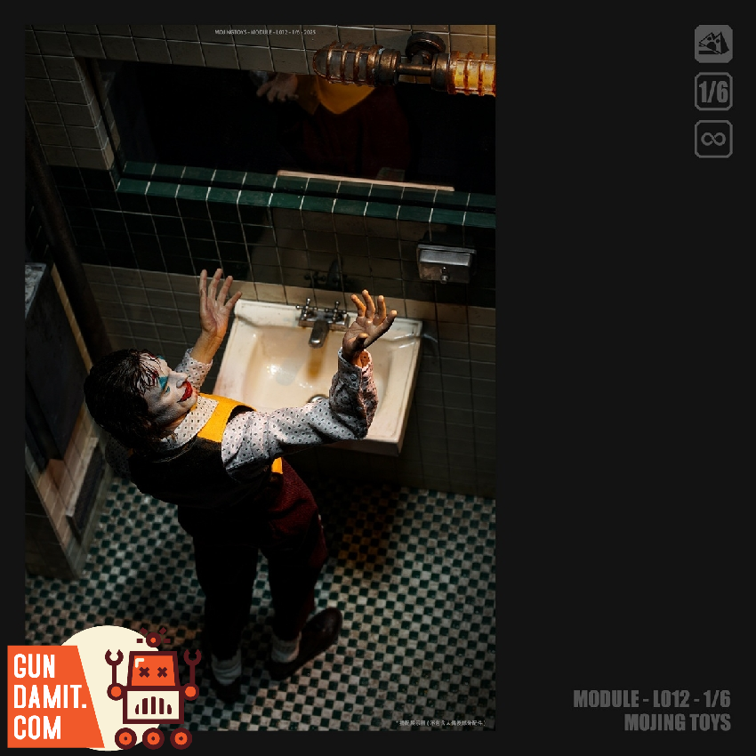 MJT-L012A Joker Bathroom Diorama - view 16 Mojing Toys L012A Joker Bathroom Diorama - view 16