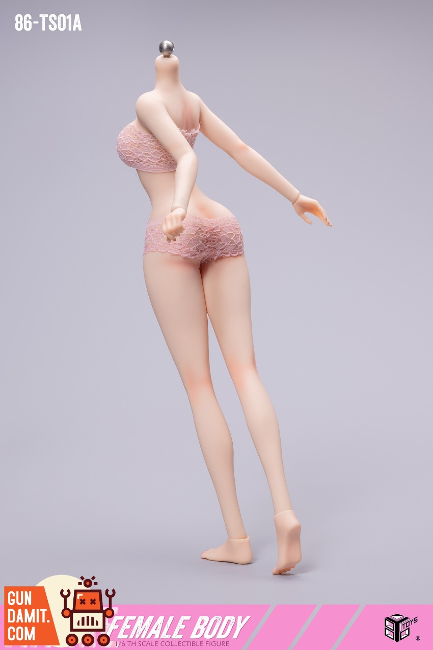 86-TS01-A Silicone Body - view 6 86Toys 86-TS01-A Platinum Silicone Female Body - view 6