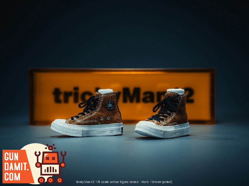 TM-FB-10150-B Hero - side view Trickyman12 Hero Brown Jacket - side view