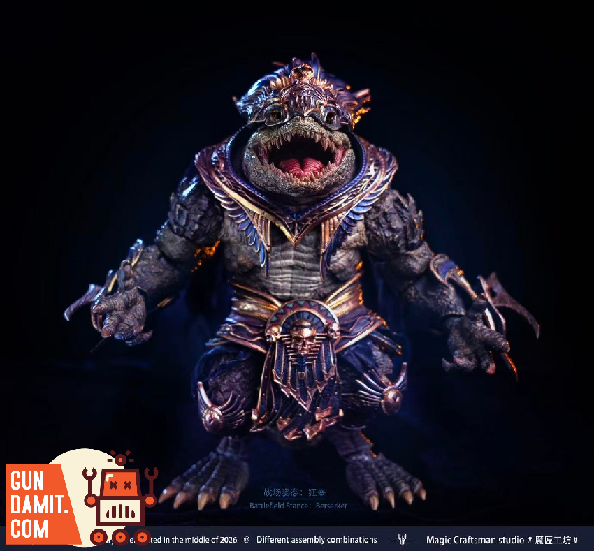 MAGICCS-SOBEK Desert Crocodile - view 8 Magic Craftsman Desert Crocodile Sobek - view 8