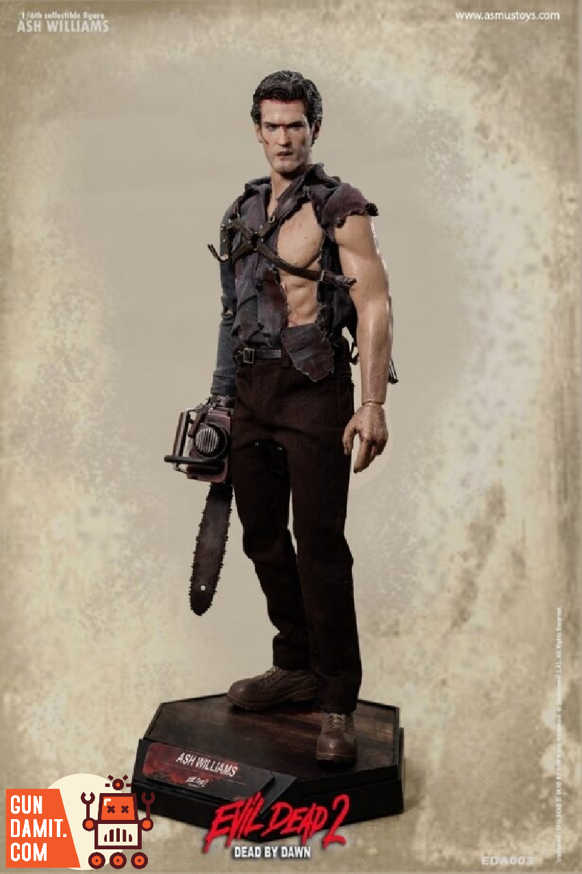 AT-EDA003 Ash Williams - back view Asmus Toys Ash Williams - back view