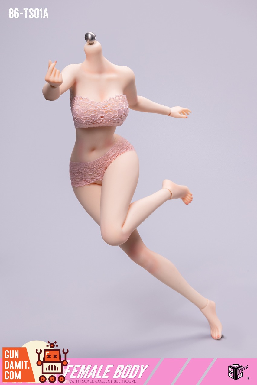 86-TS01-A Silicone Body - view 10 86Toys 86-TS01-A Platinum Silicone Female Body - view 10