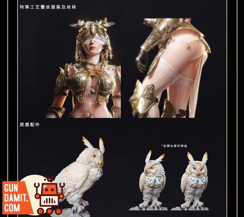 FSDE-01 White Owl Fellio - side view RongHuan FSDE-01 White Owl Fellio - side view