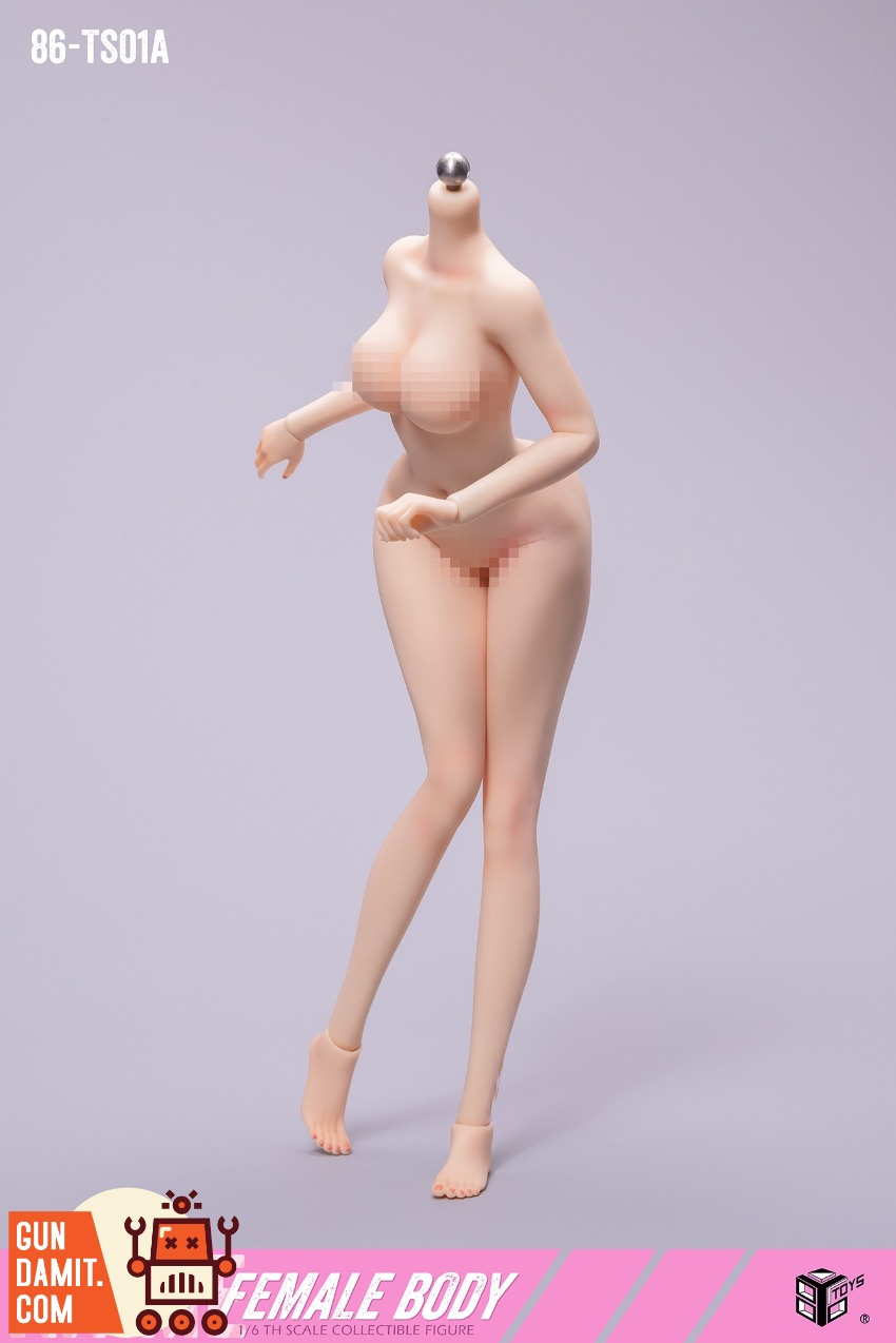 86-TS01-A Silicone Body - view 15 86Toys 86-TS01-A Platinum Silicone Female Body - view 15