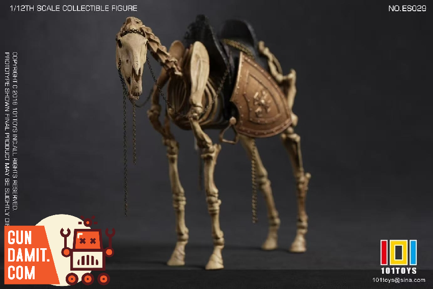 101-ES029 Skeleton Horse - front view 101Toys ES029 Skeleton Horse - front view