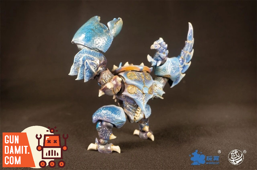 WWS-B-02 Craboid Blue - close-up detail Warriors Workshop Tidal Craboid Blue - close-up detail