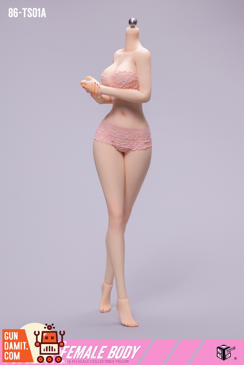 86-TS01-A Silicone Body - view 8 86Toys 86-TS01-A Platinum Silicone Female Body - view 8